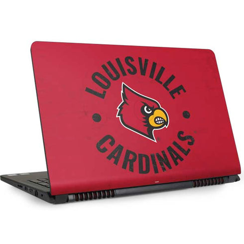 University of Louisville Cardinals Faded Dell Inspiron Skin